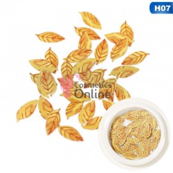 Decoratiuni pentru unghii, ornamente in forma de frunza 3D Cod ZH07